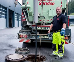 Kanalreinigung mit Saugfahrzeugen und Spülfahrzeugen